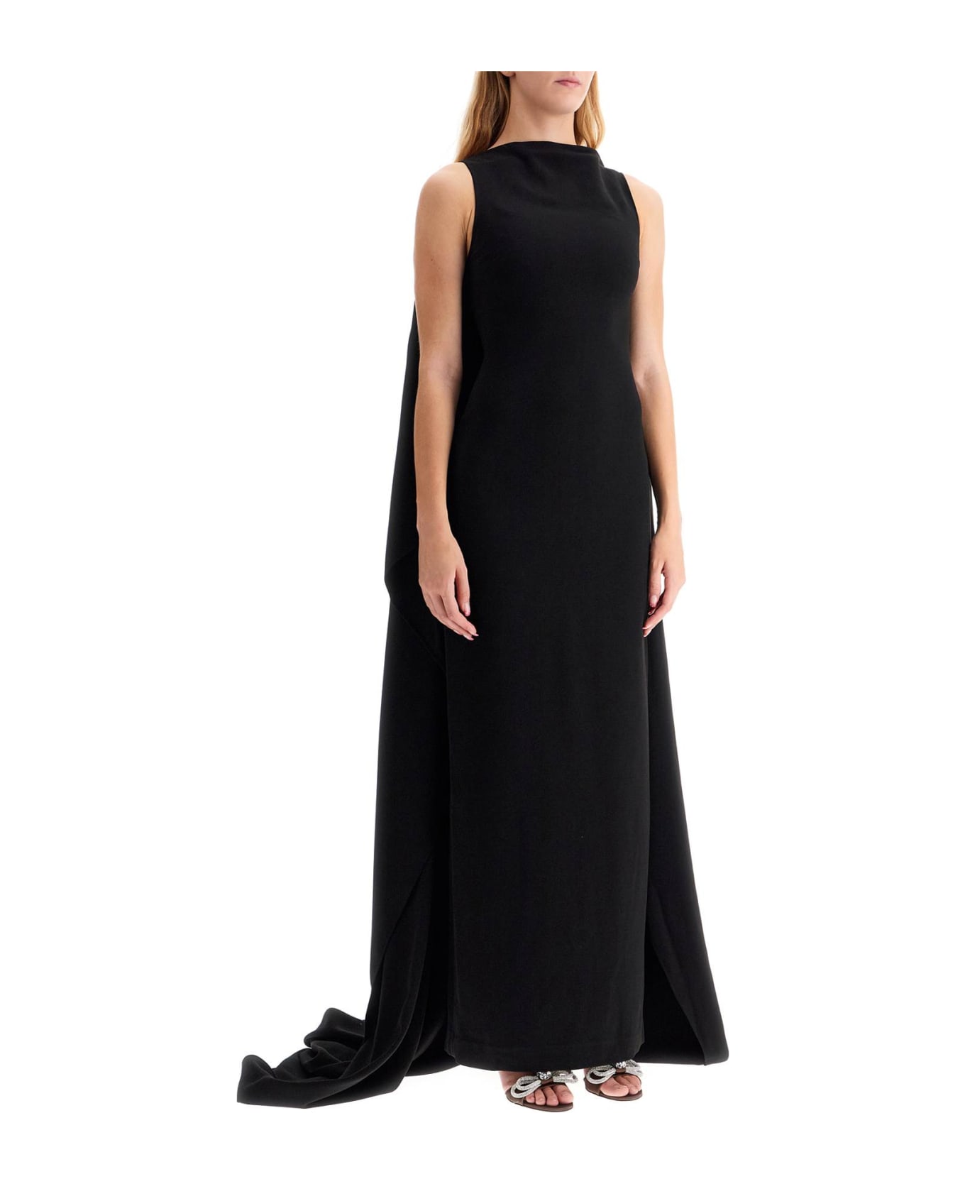 国内発| SOLACE LONDON カットアウト ニットマキシドレス Black 国内発| SOLACE LONDON カットアウト ニットマキシドレス Black