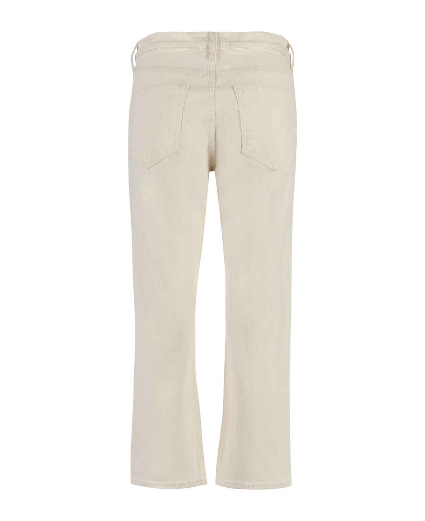 Mother The Ditcher Cropped Trousers - panna