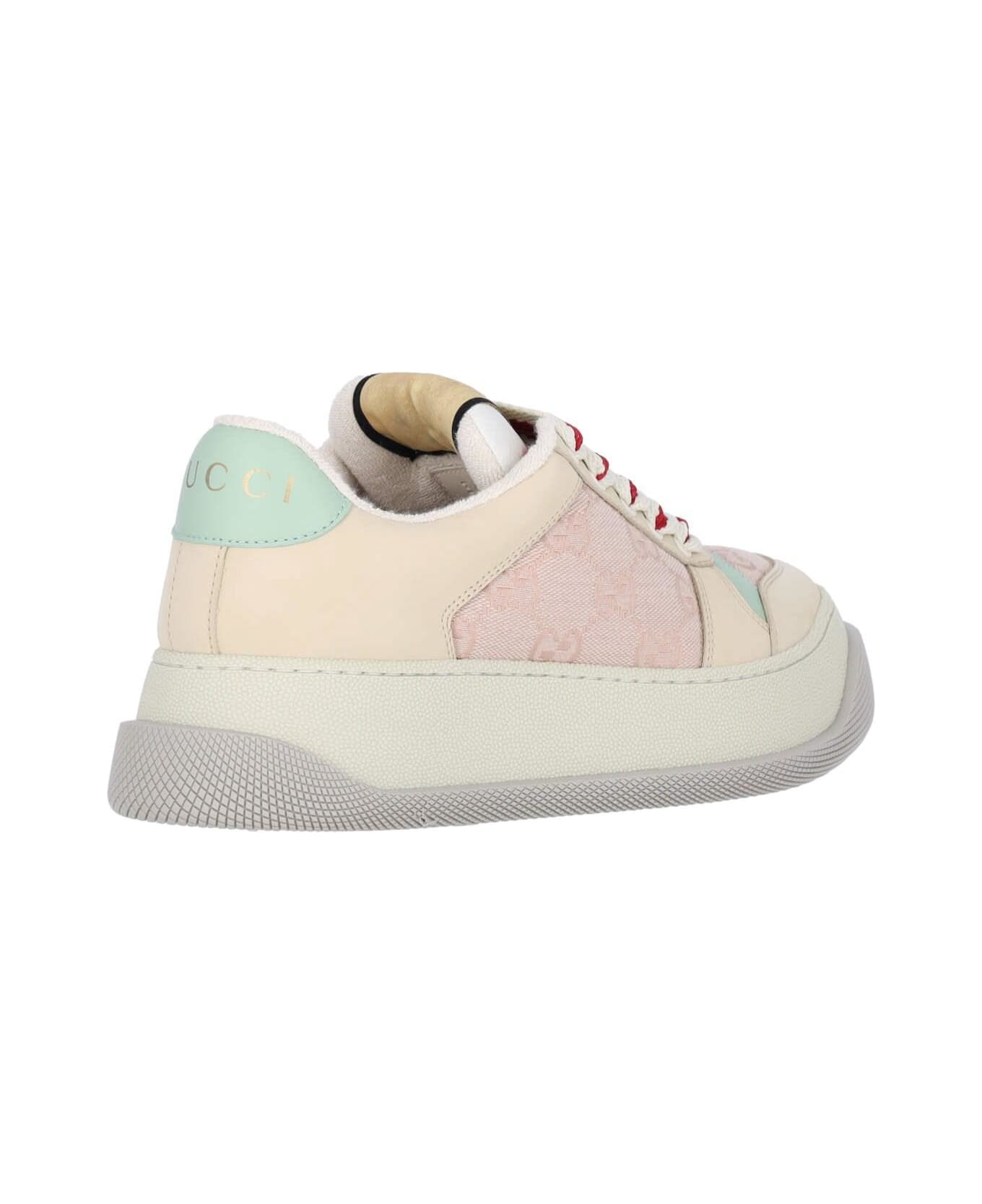 Gucci 'screener' Sneakers - Beige