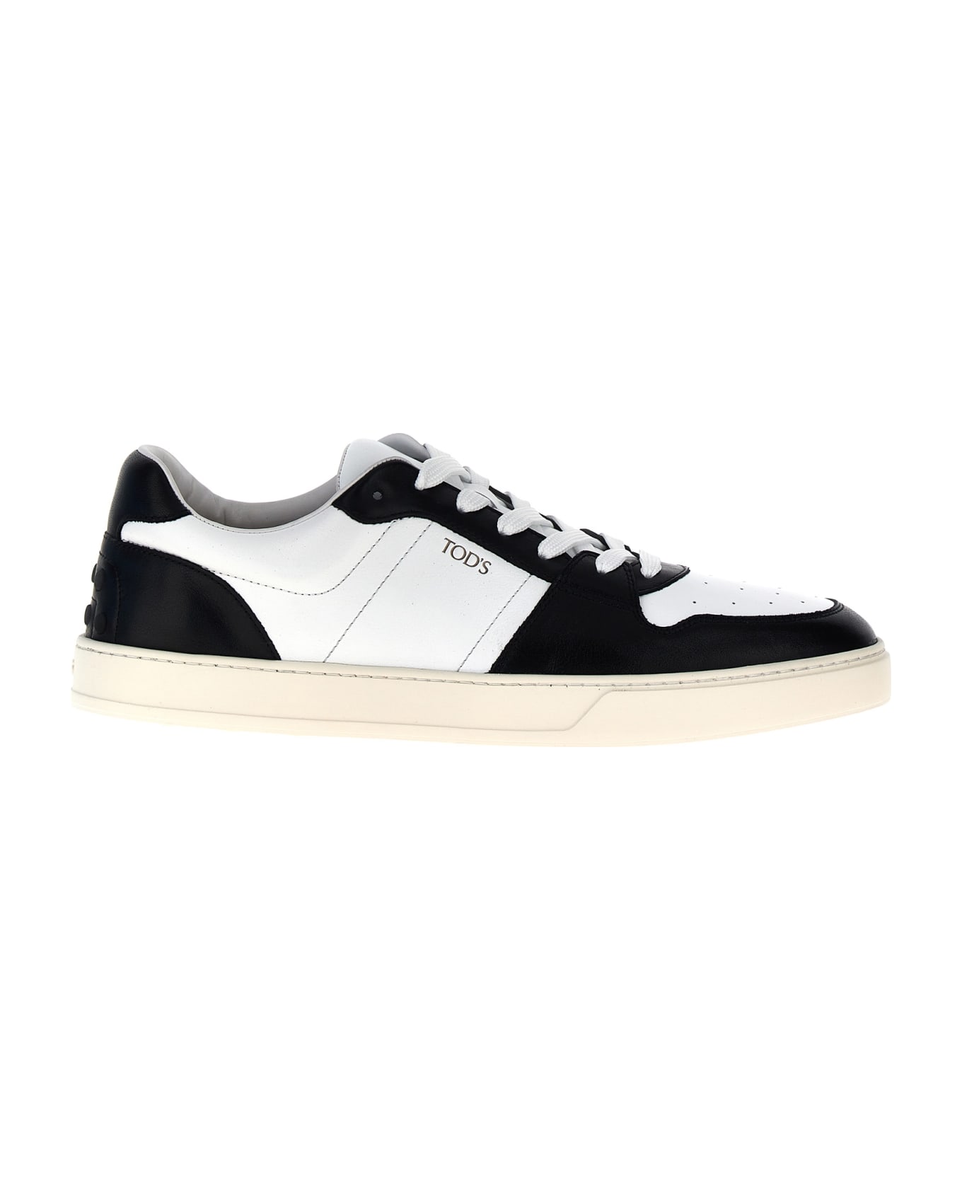 Tod's Leather Sneakers - White/Black