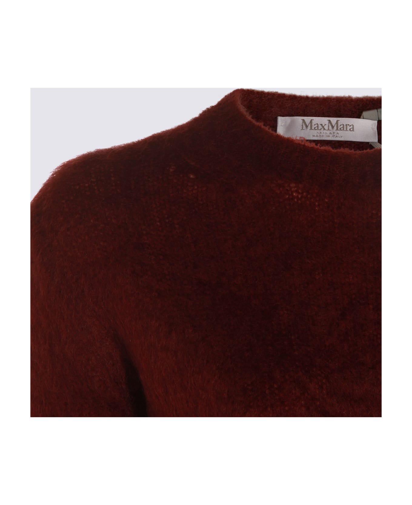 Max Mara Dark Red Wool Adatti1234 Knitwear - CILIEGIA