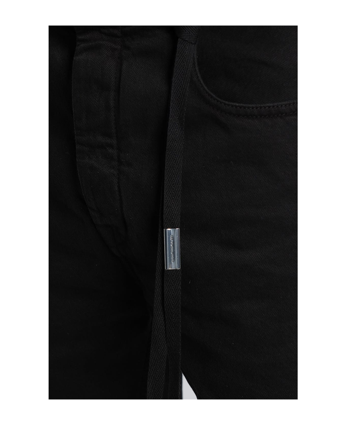 Ann Demeulemeester Gill Jeans In Black Denim - black