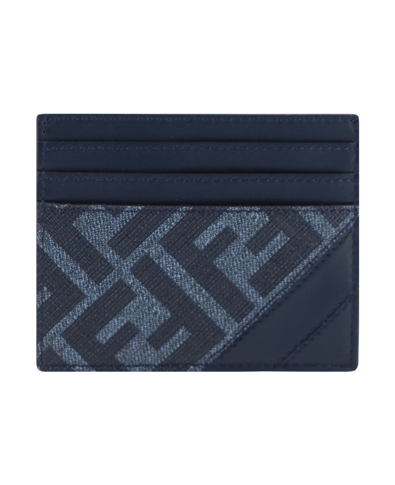 Fendi Card Holder - Denim Blu+blu Scr+p 財布