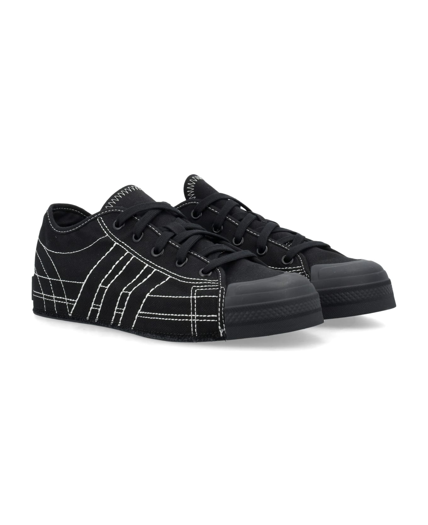 Y-3 Nizza Low Sneakers - BLACK