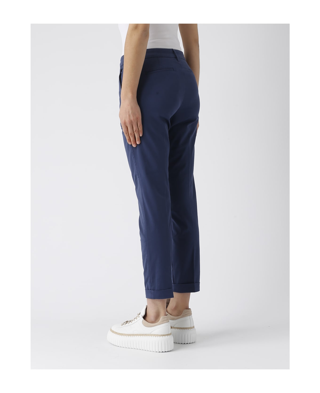 Fay Pant. Chinos F.do 17 Trousers - NAVY