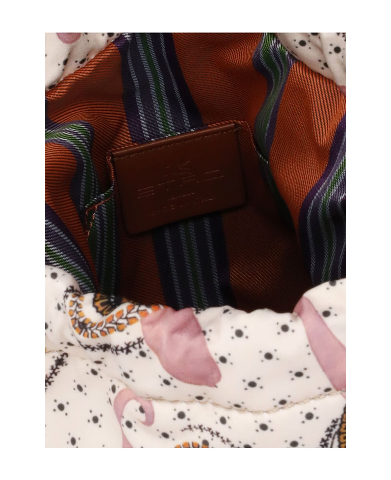 Etro Pouch With Paisley Pattern And Polka Dots - MultiColour