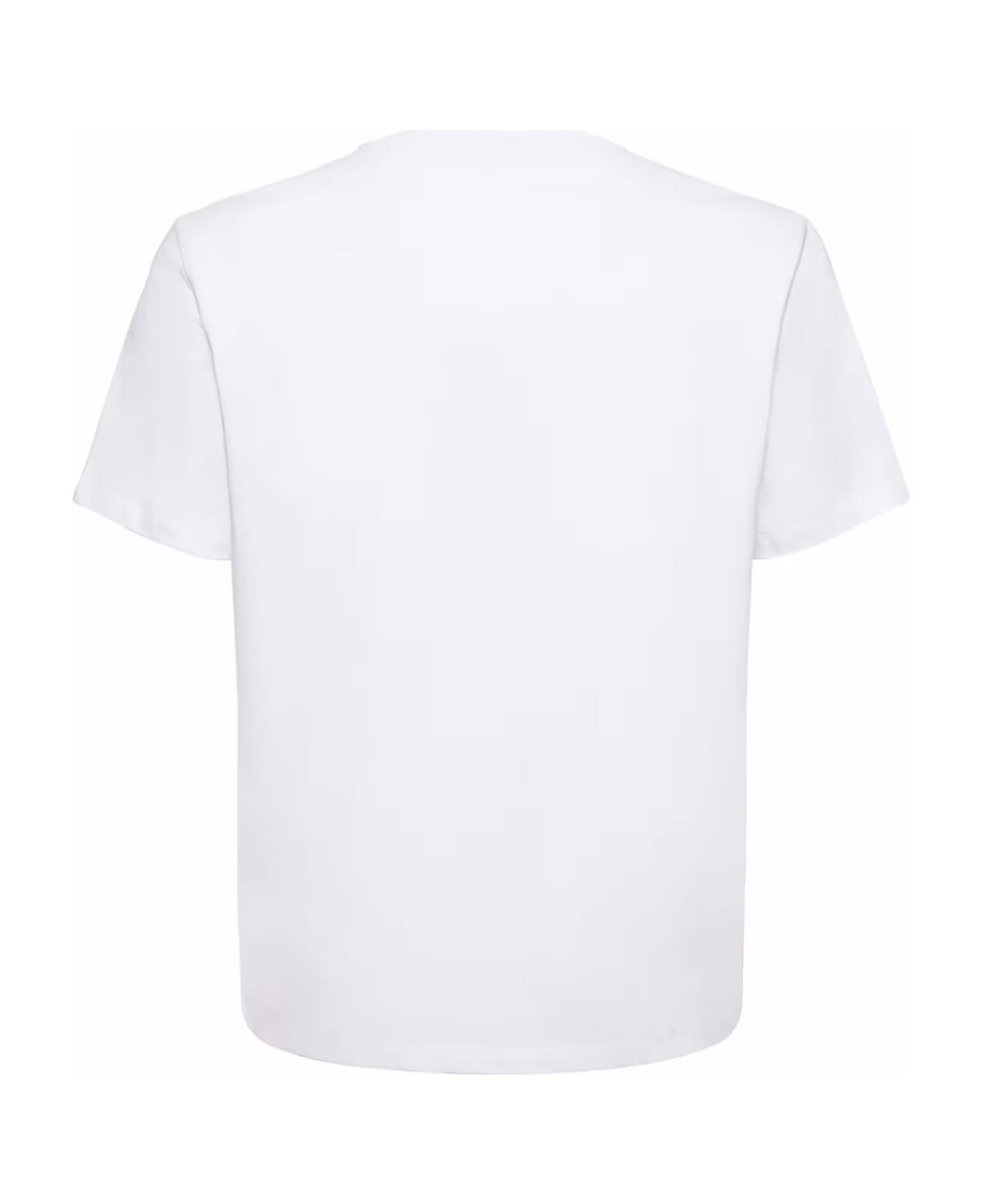 Ami Alexandre Mattiussi White Cotton T-shirt - Bianco