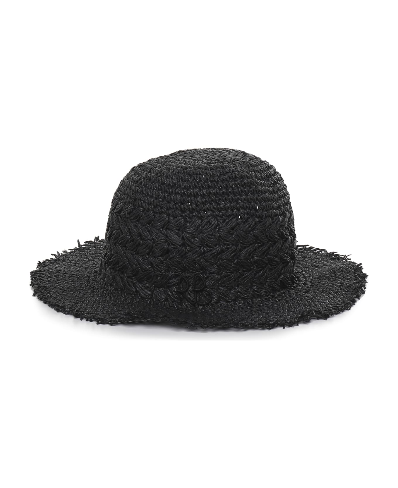 Ruslan Baginskiy Rb Straw Hat - Black