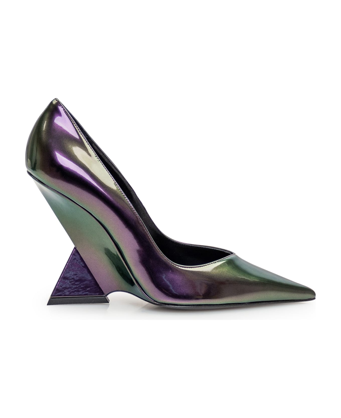 The Attico Cheope Pumps - HOLOGRAPHIC PURPLE