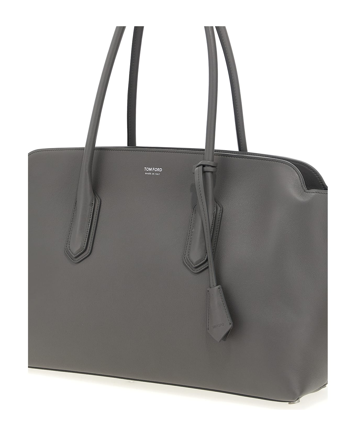 Tom Ford Logo Shoulder Bag - Gray