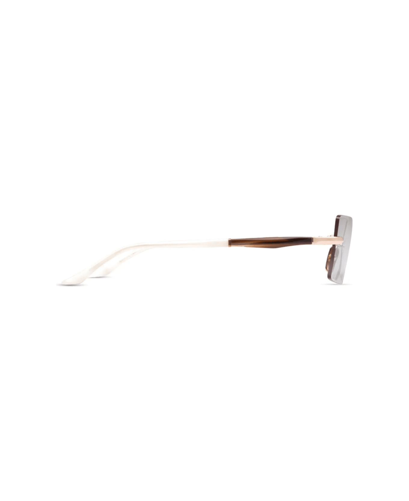 メガネ DITA DITA Eyewear - EYMORI - white gold golden timbe EYMORI_DTX462-A-