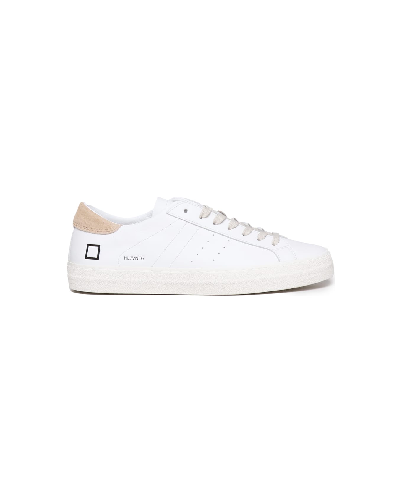 D.A.T.E. Vintage Hill Low Sneakers - White-rust