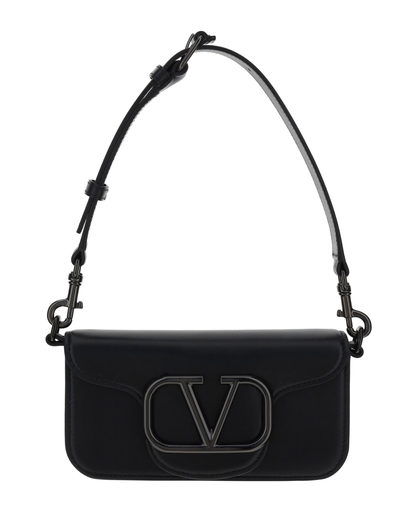 Valentino Garavani Mini Loc? Shoulder Bag - Black