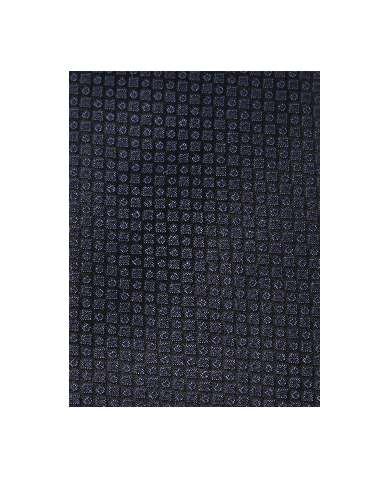 Canali Tie With Jacquard Pattern In Silk - Grey