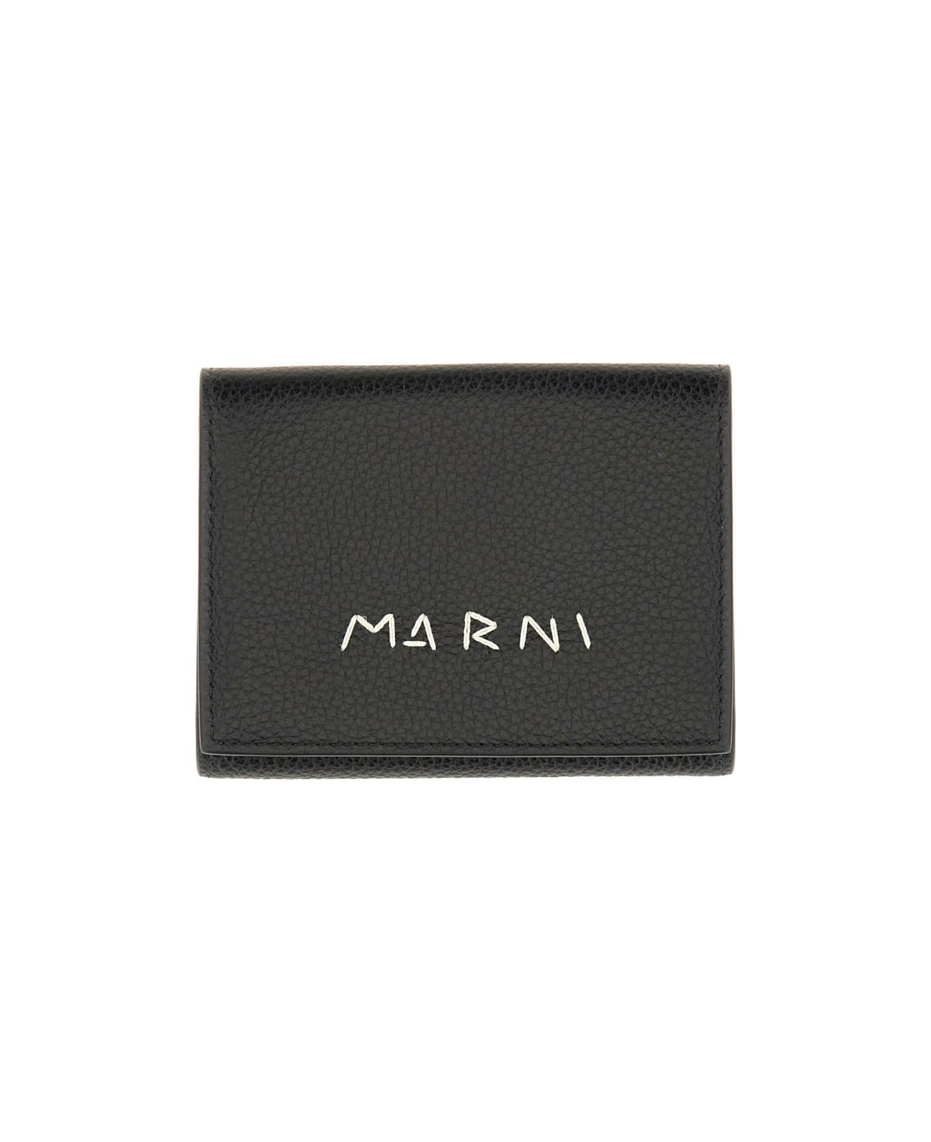Marni Tri-fold Wallet - BLACK