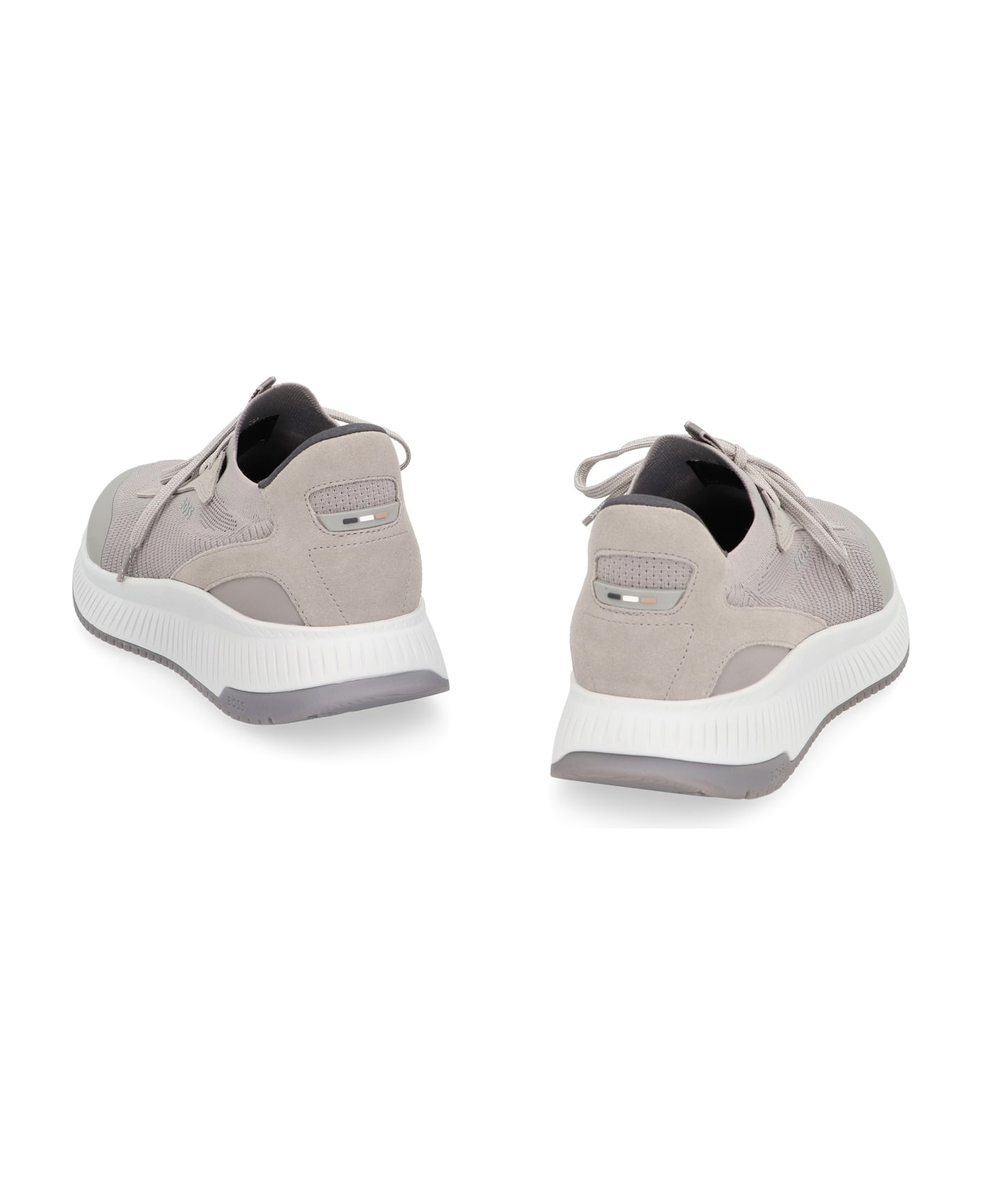 Hugo Boss Sock Fabric Low-top Sneakers - grey スニーカー