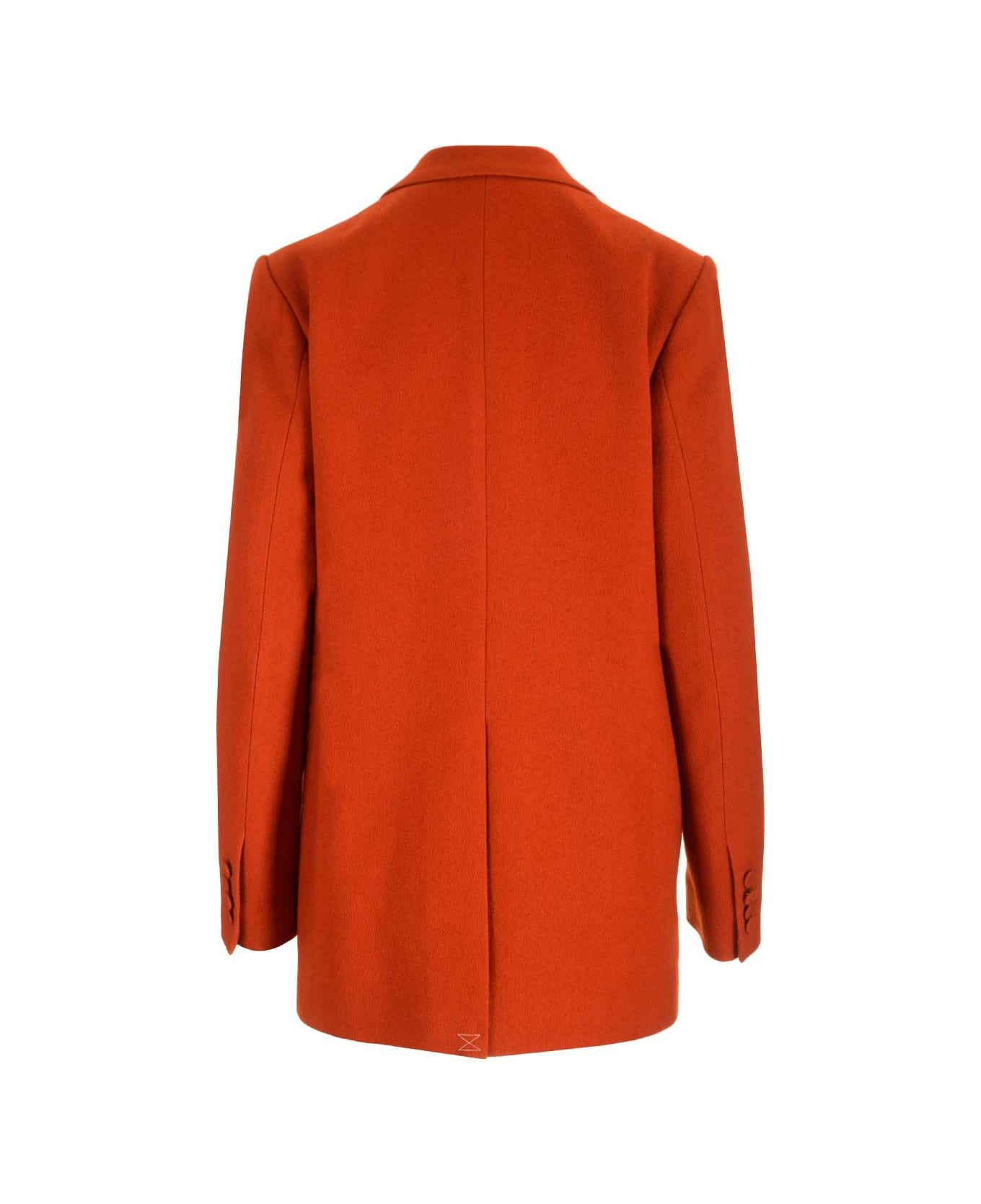 Dries Van Noten Wool Crepe Blazer - Rust