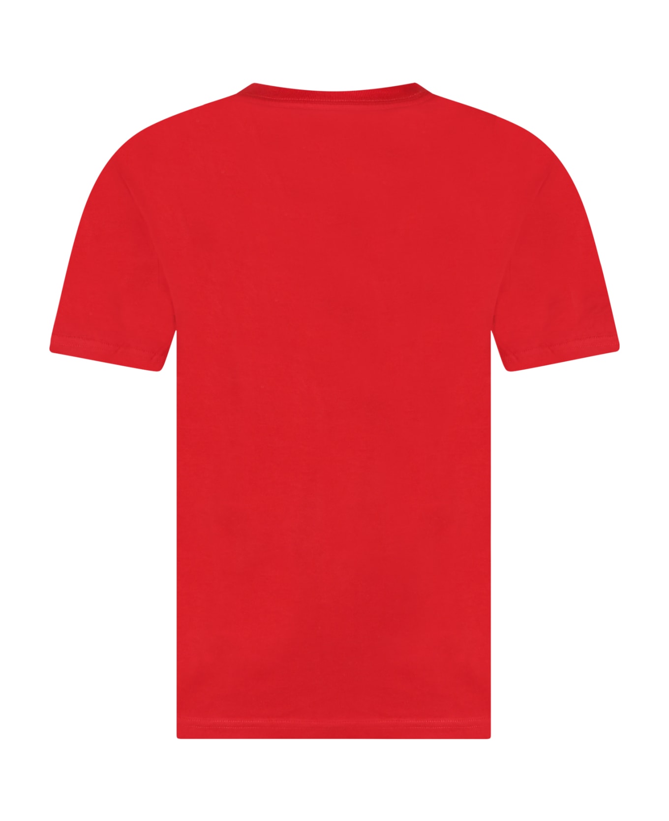 Ralph Lauren Red T-shirt For Boy With Pony Logo - Red