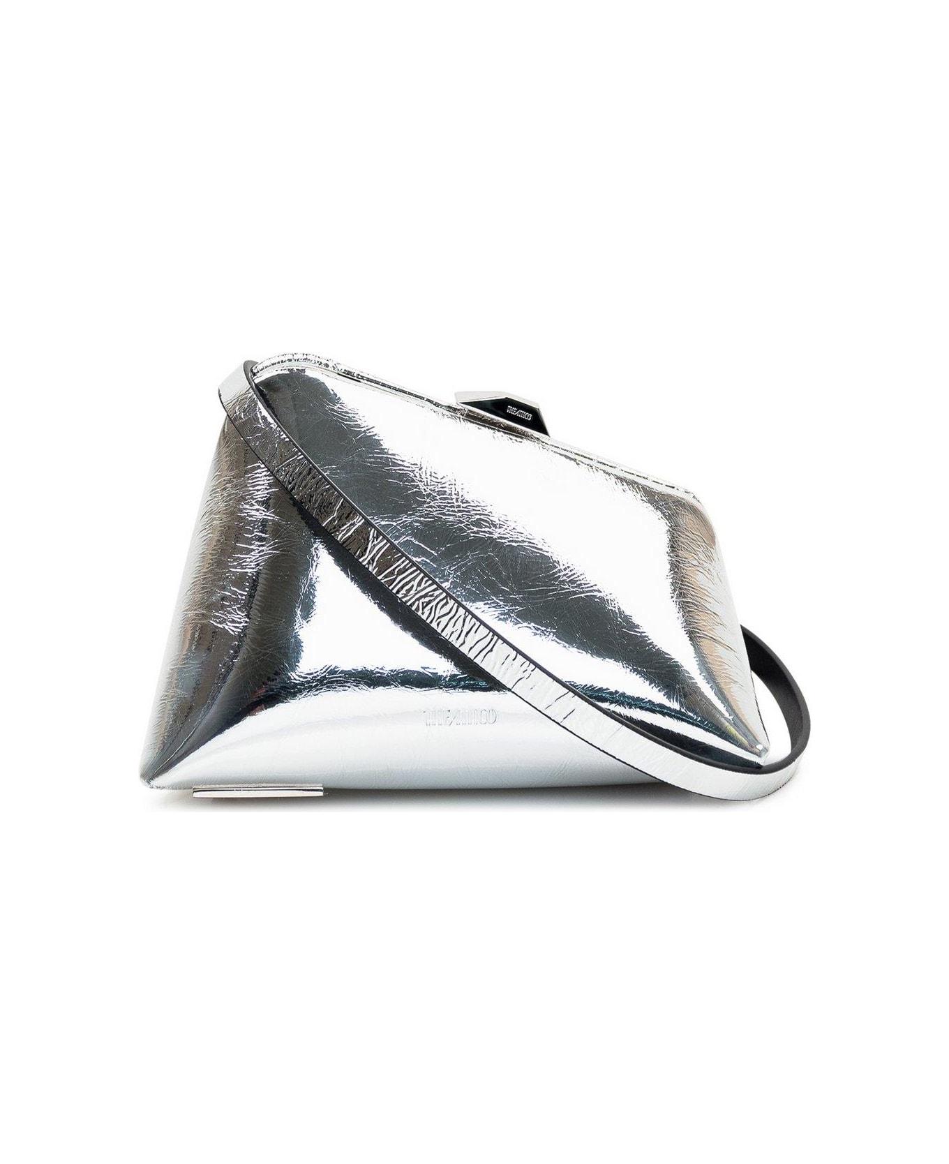 The Attico Midnight Mini Clutch Bag - SILVER