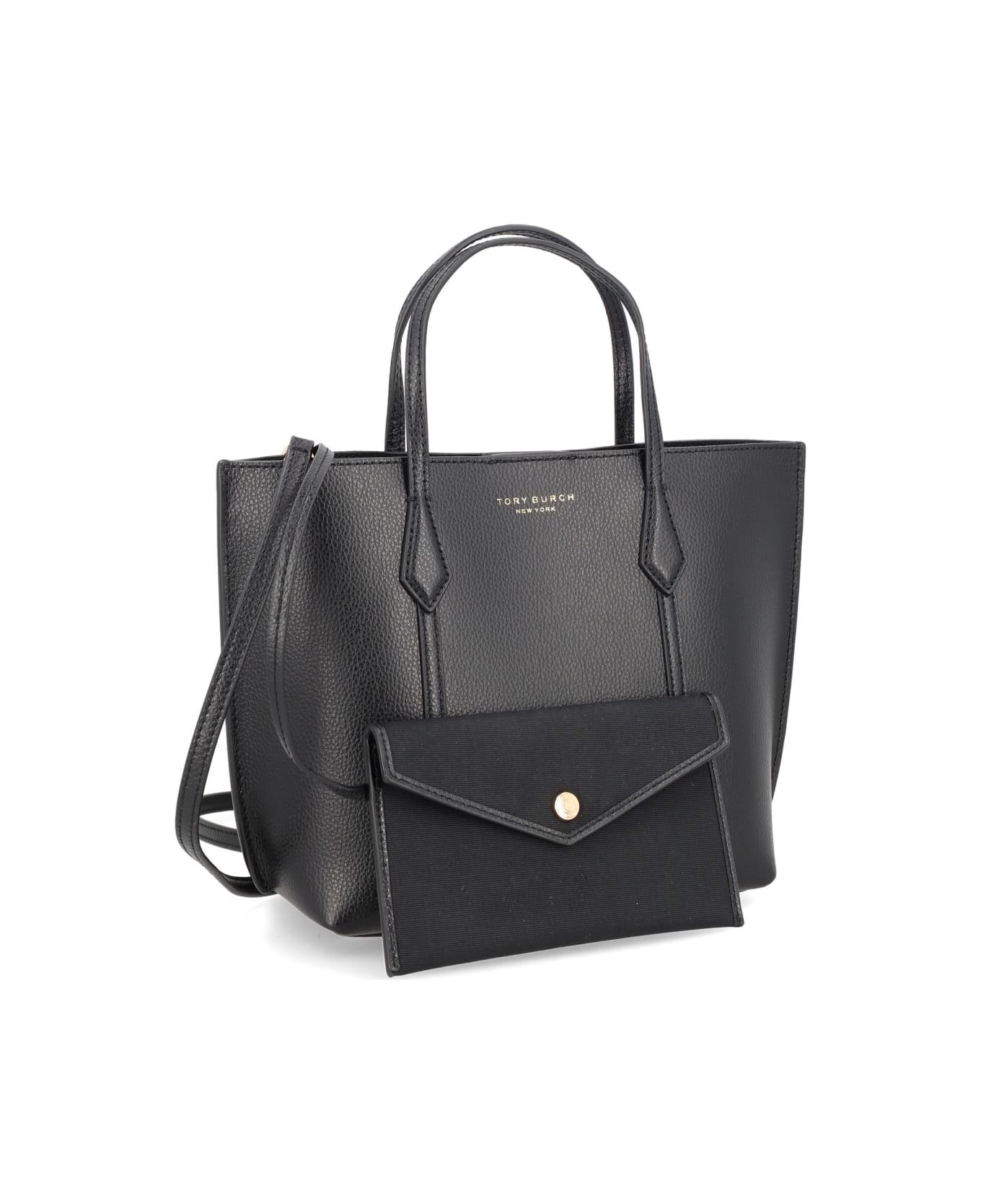 Tory Burch "perry" Shopping Bag - BLACK