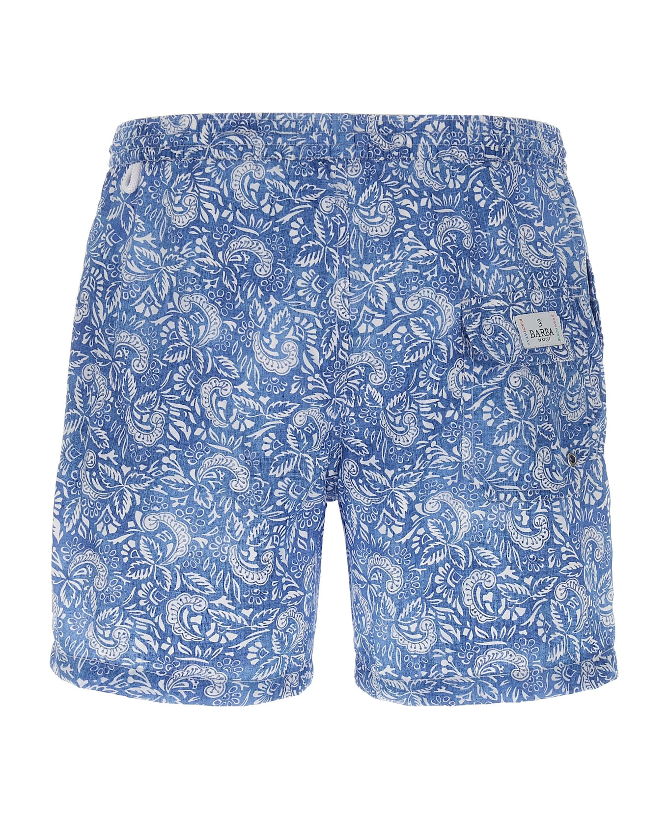 Barba Napoli Paisley Floral Swimsuit - Blue