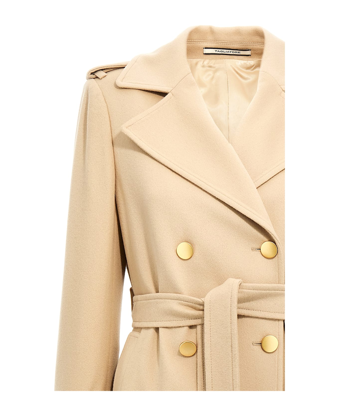 Tagliatore 'luanne' Double-breasted Coat - Beige コート