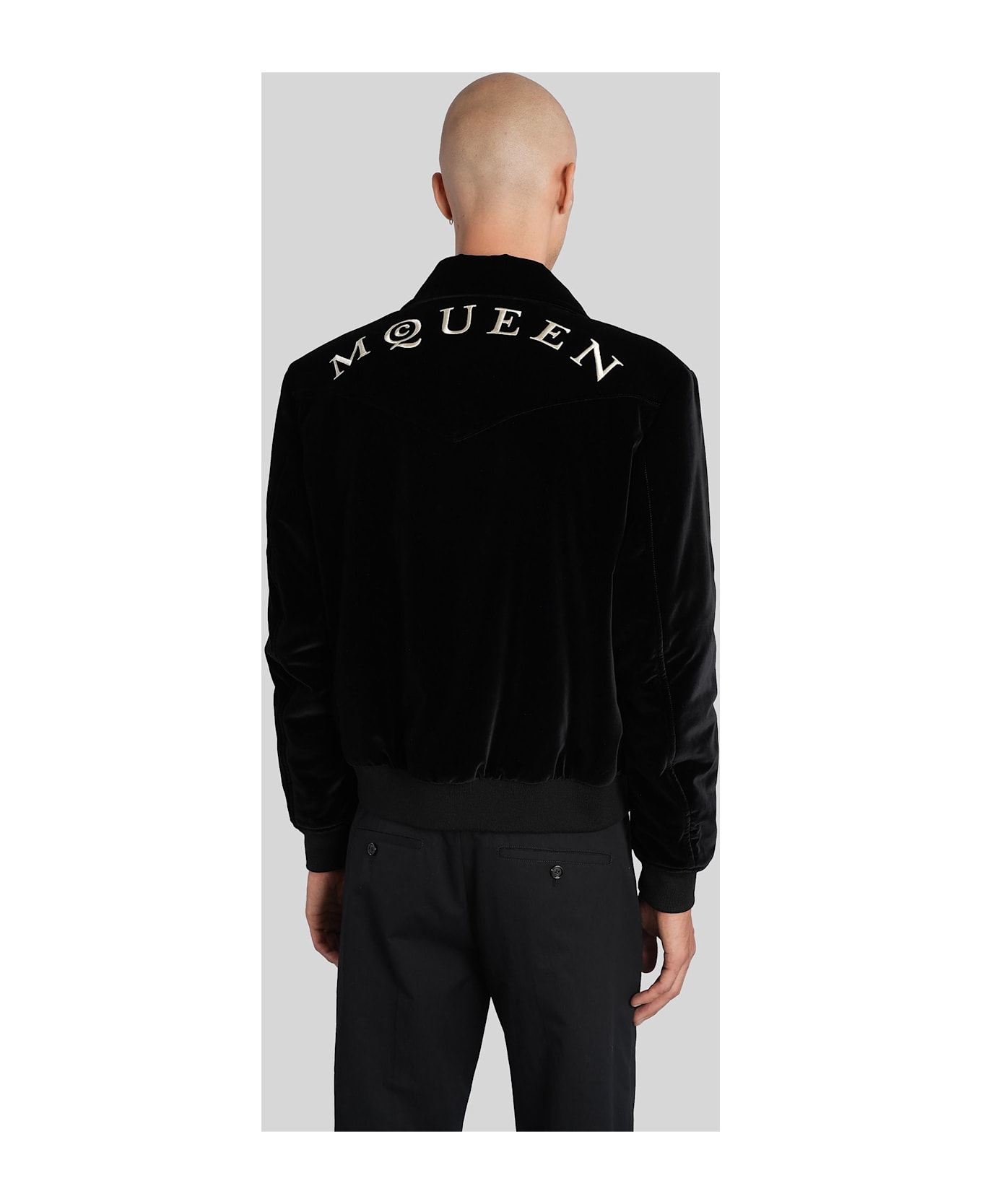 Alexander McQueen Casual Jacket In Black Cotton - black