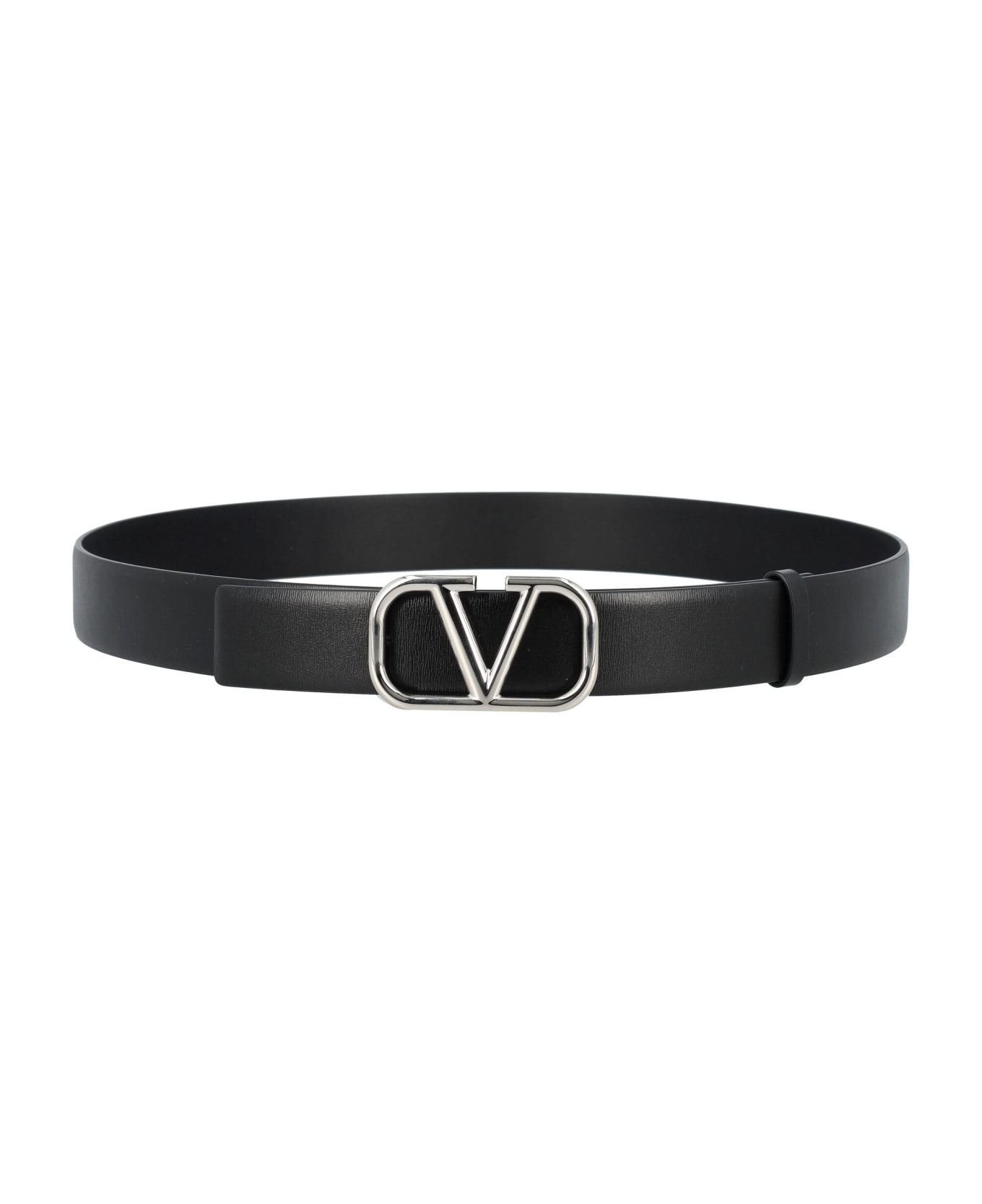 Valentino Garavani Vlogo Signature Belt - BLACK