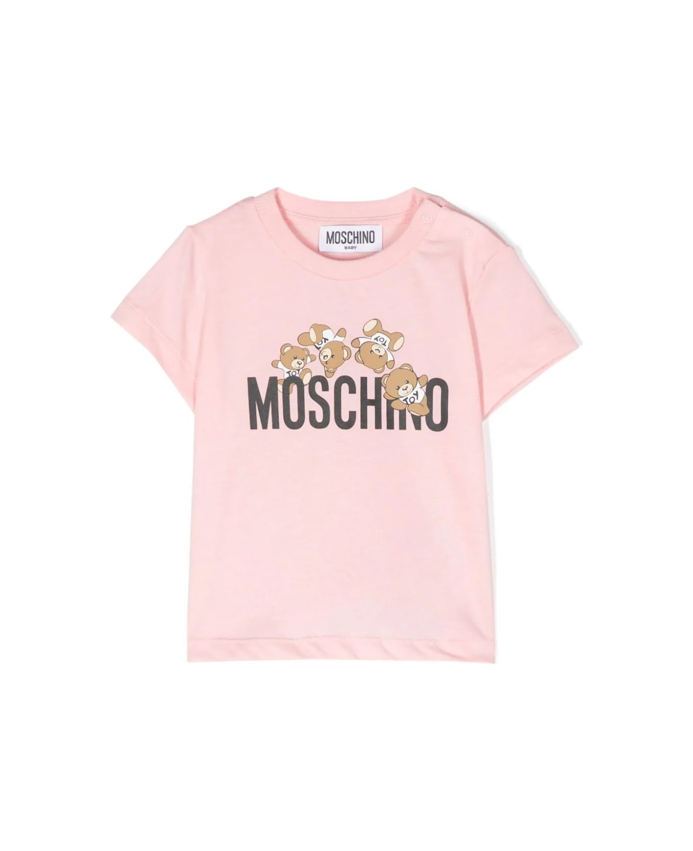 Moschino T-shirt Con Logo - Pink