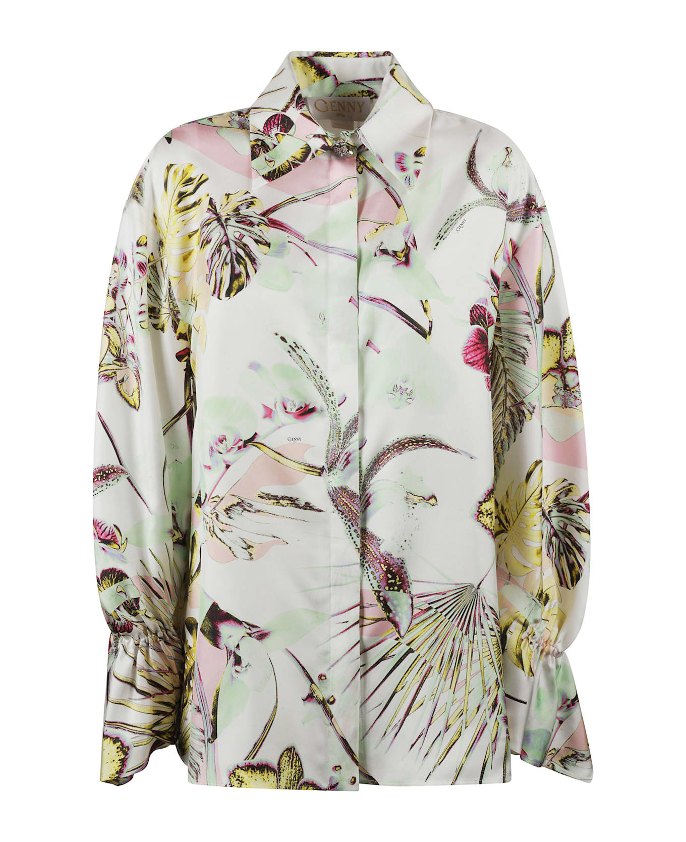 Genny Twill Jungle Printed Shirt - Floreale
