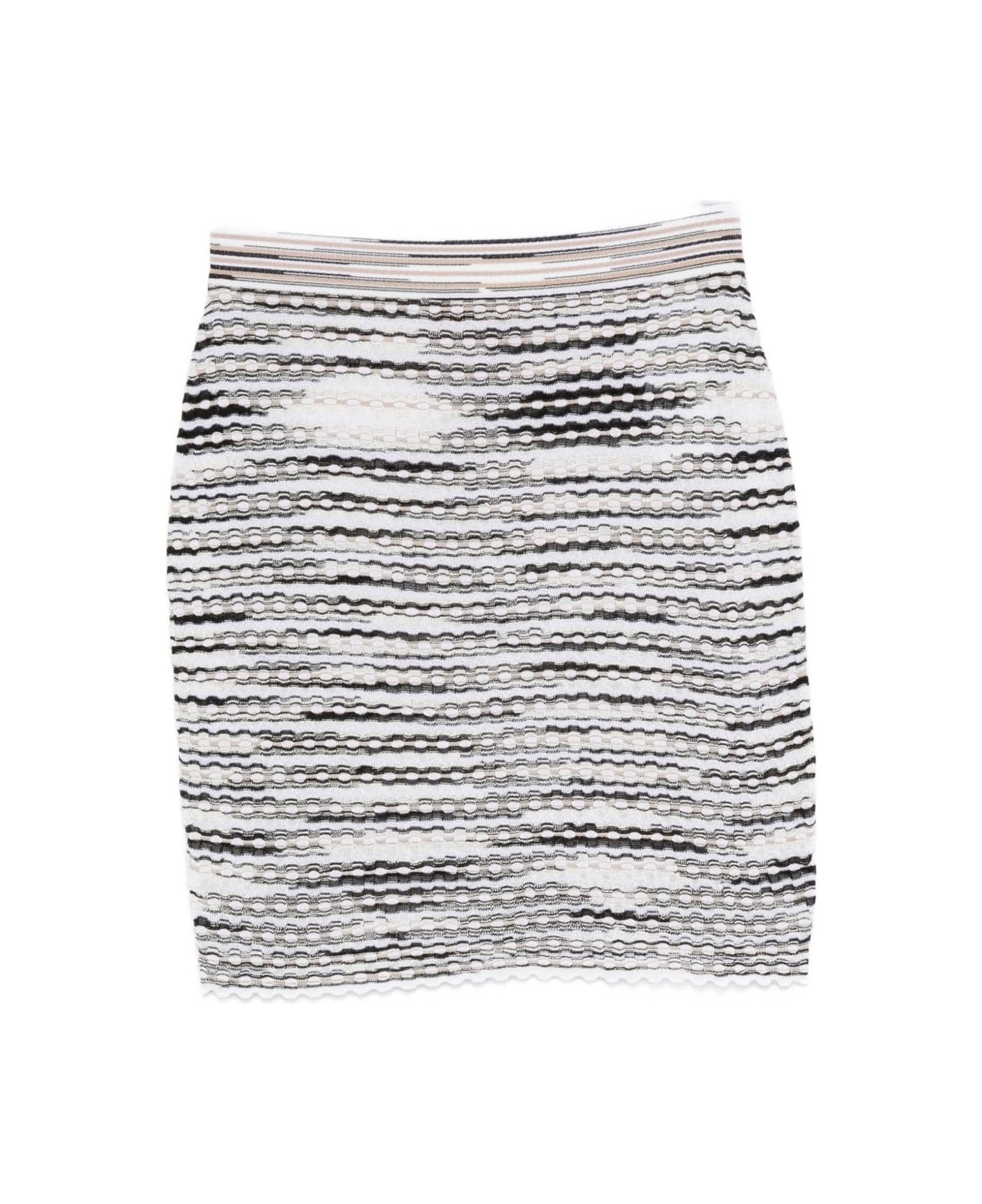 Missoni Wool Blend Skirt - Beige