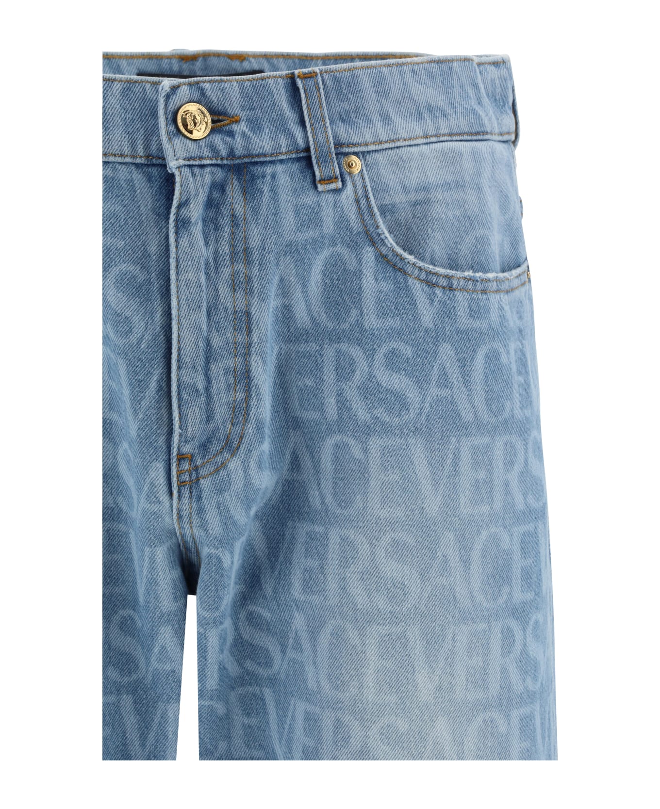 VERSACE JEANS COUTURE, Blue Women's Denim Pants
