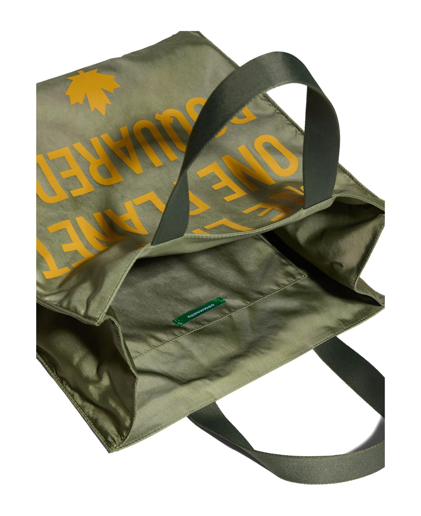 Dsquared2 Nylon Printed Bag - Green