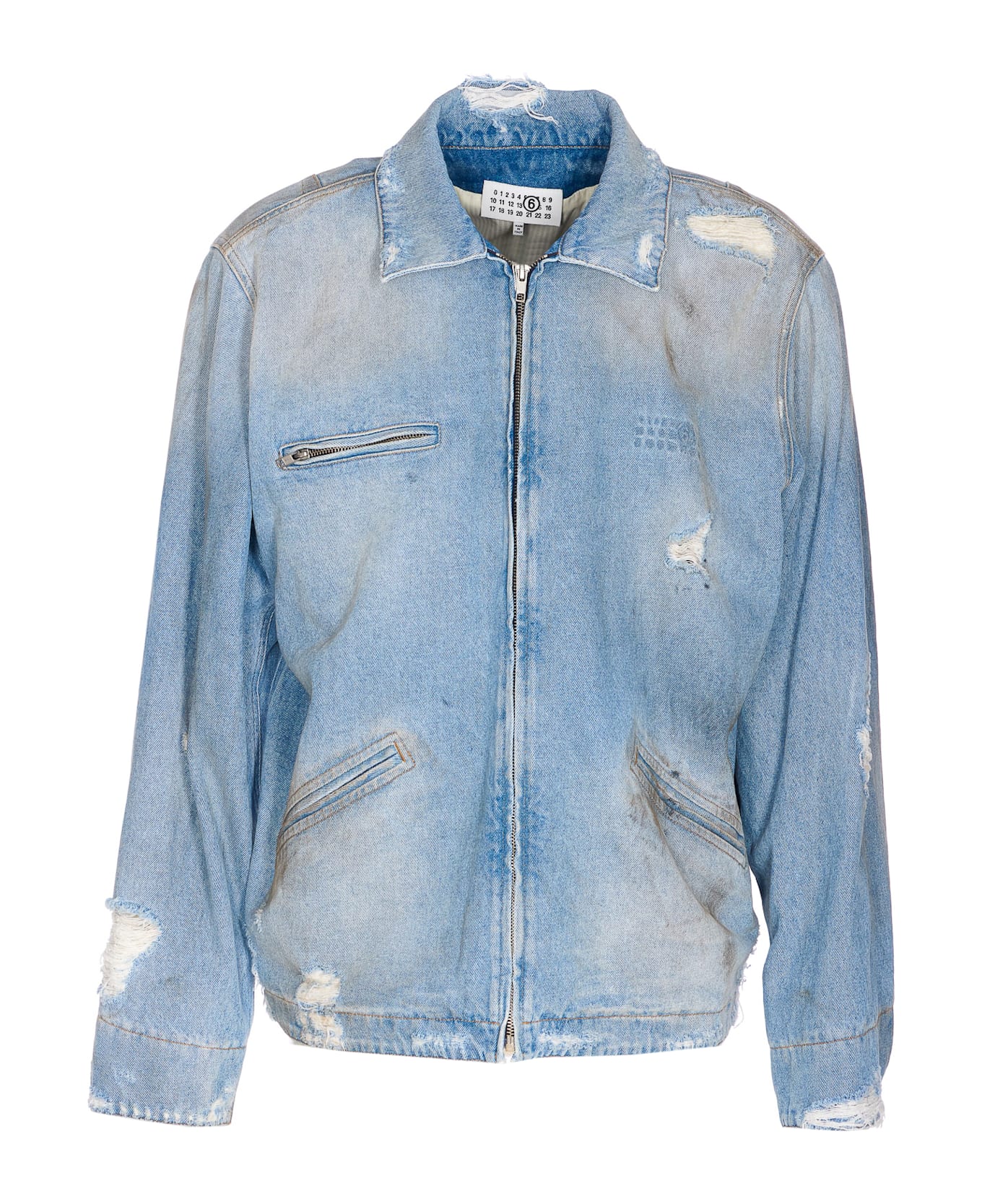 MM6 Maison Margiela Denim Jacket - Blue