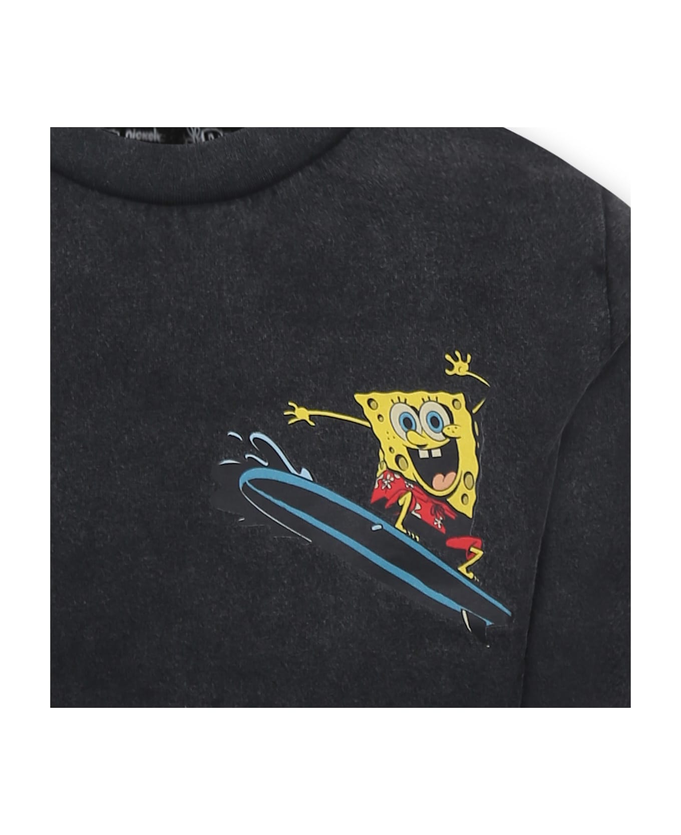 Stella McCartney Kids Grey T-shirt For Boy With Spongebob - Grey