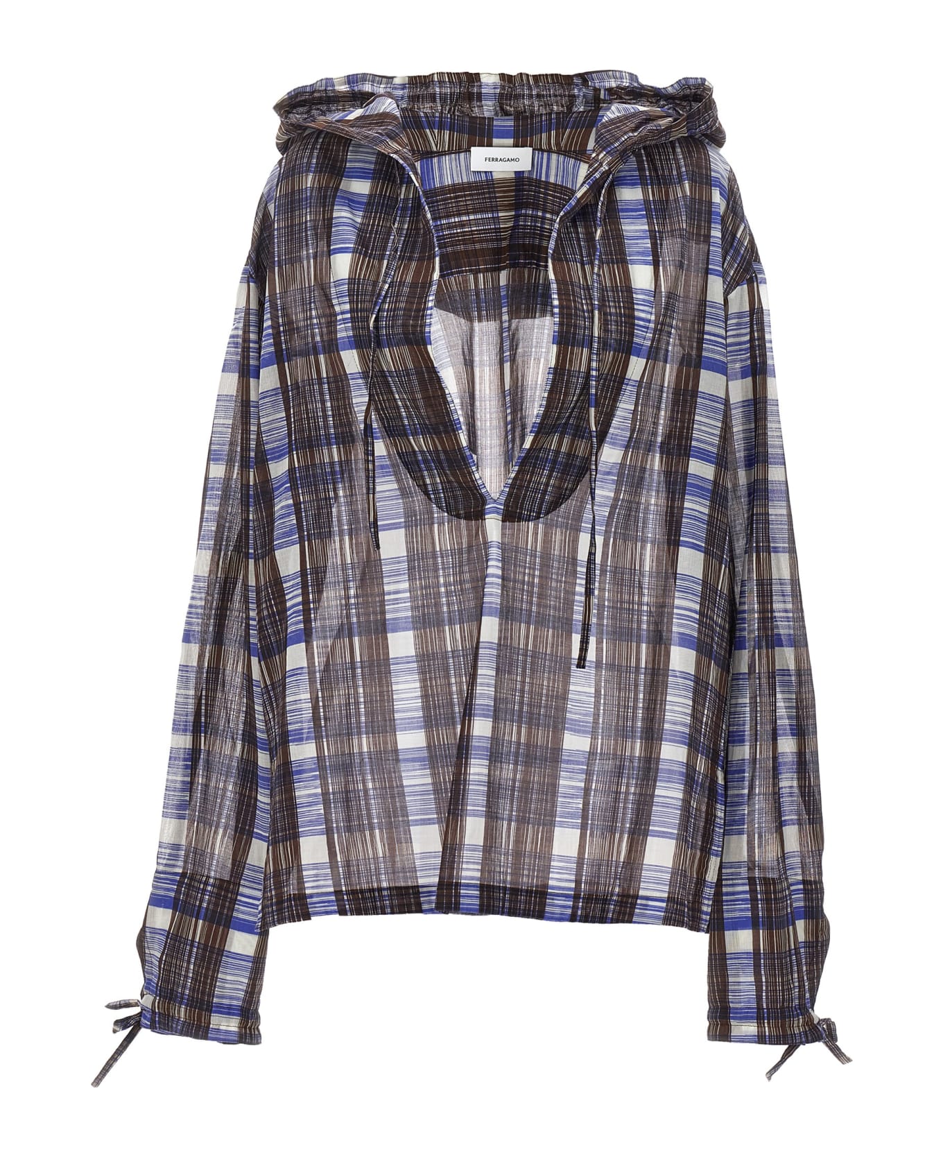 Ferragamo Check Blouse - Multicolor シャツ