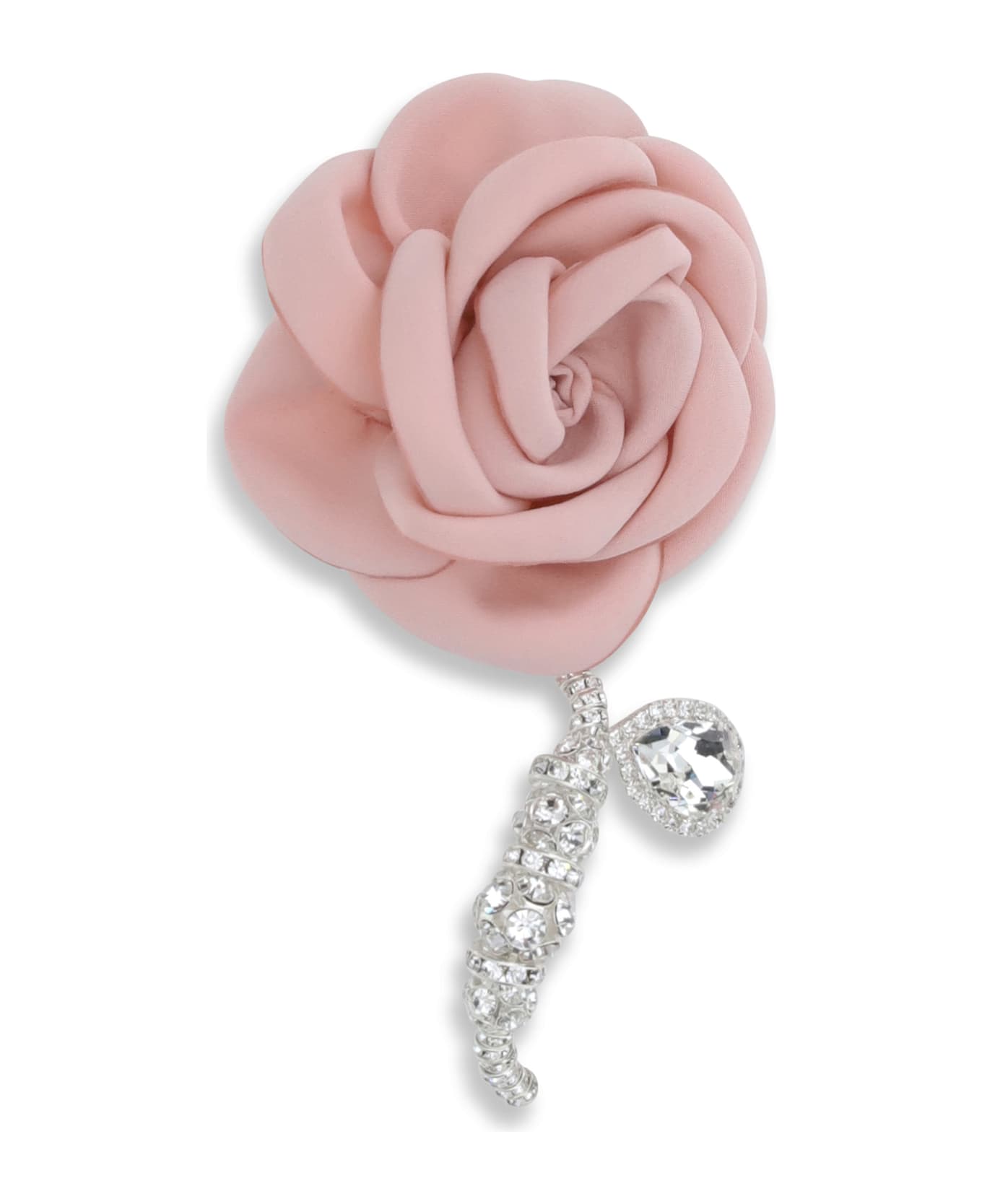 Magda Butrym Crystal Rose Drop Single Earring