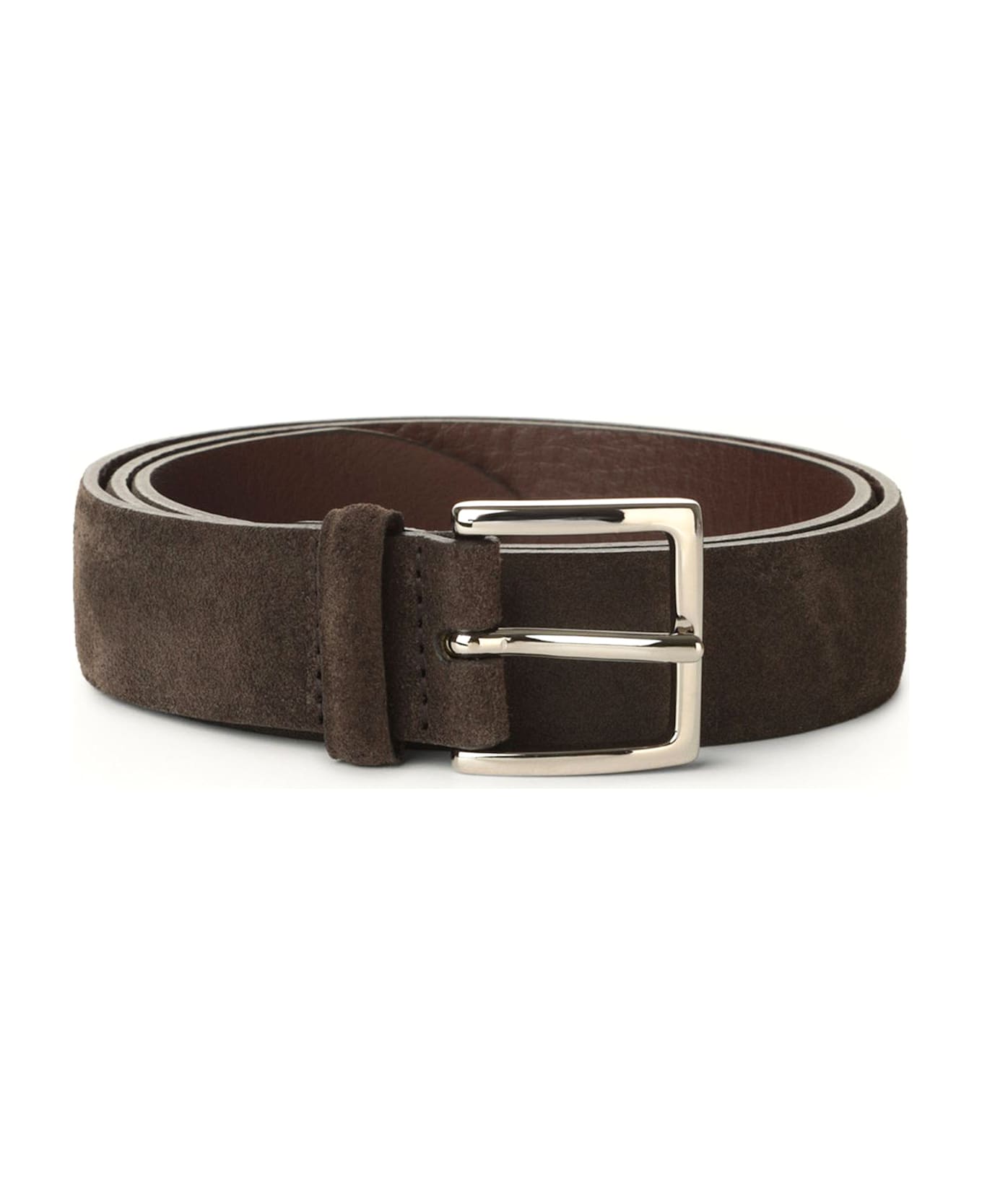 Orciani Amalfi Suede Leather Belt - Brown