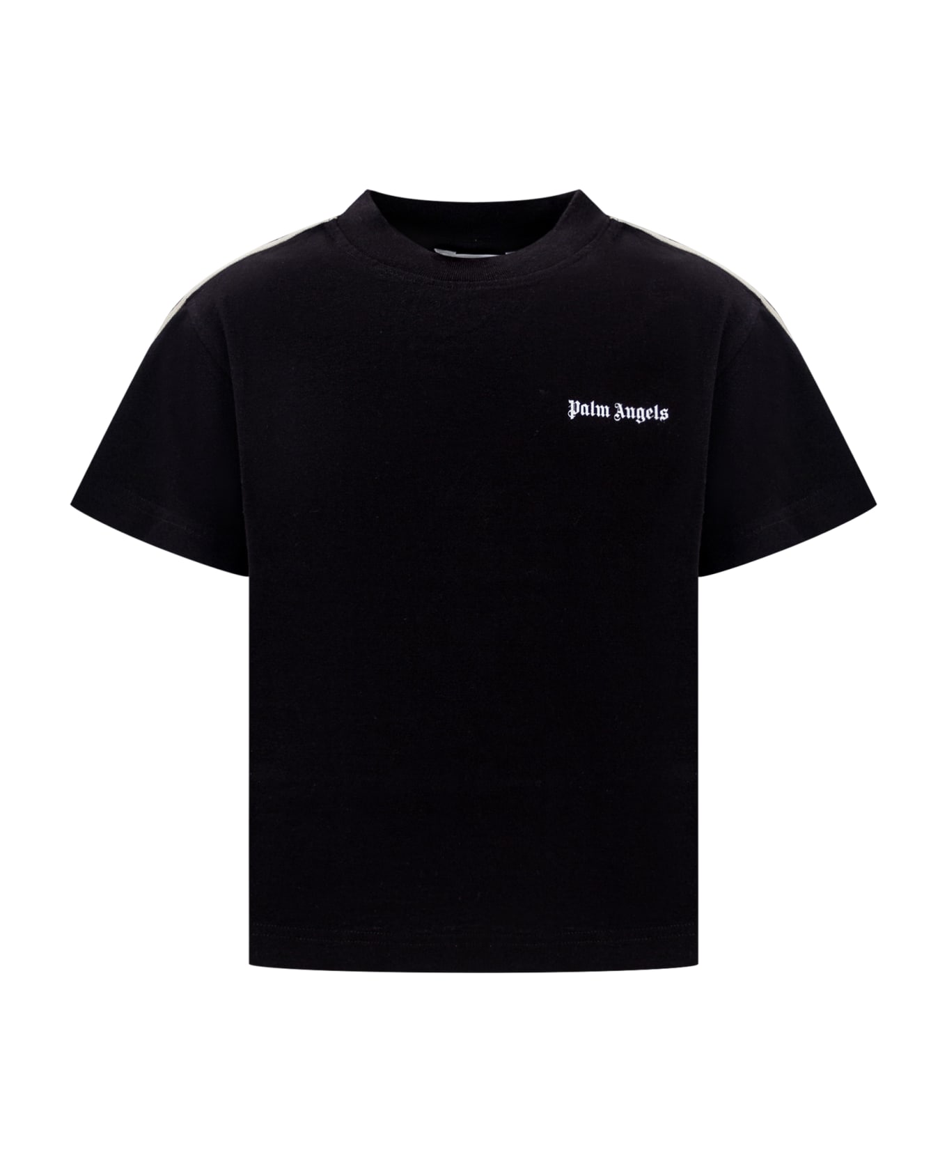 Palm Angels Logo T-shirt - BLACK WHITE