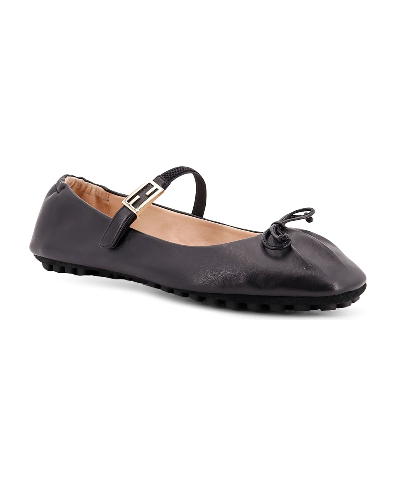Fendi Baguette Ballerinas - Black
