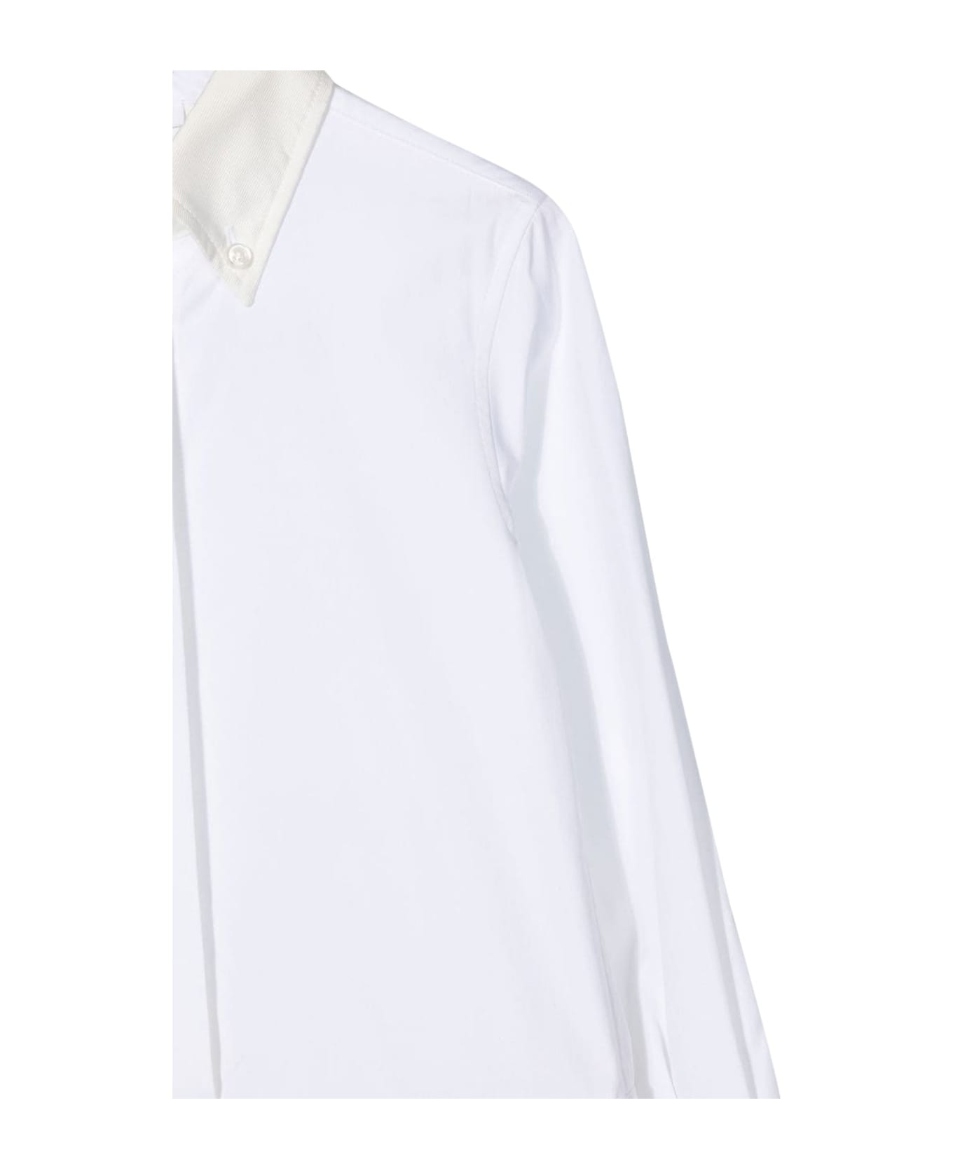Thom Browne Pleated Bottom Shirtdress - BIANCO