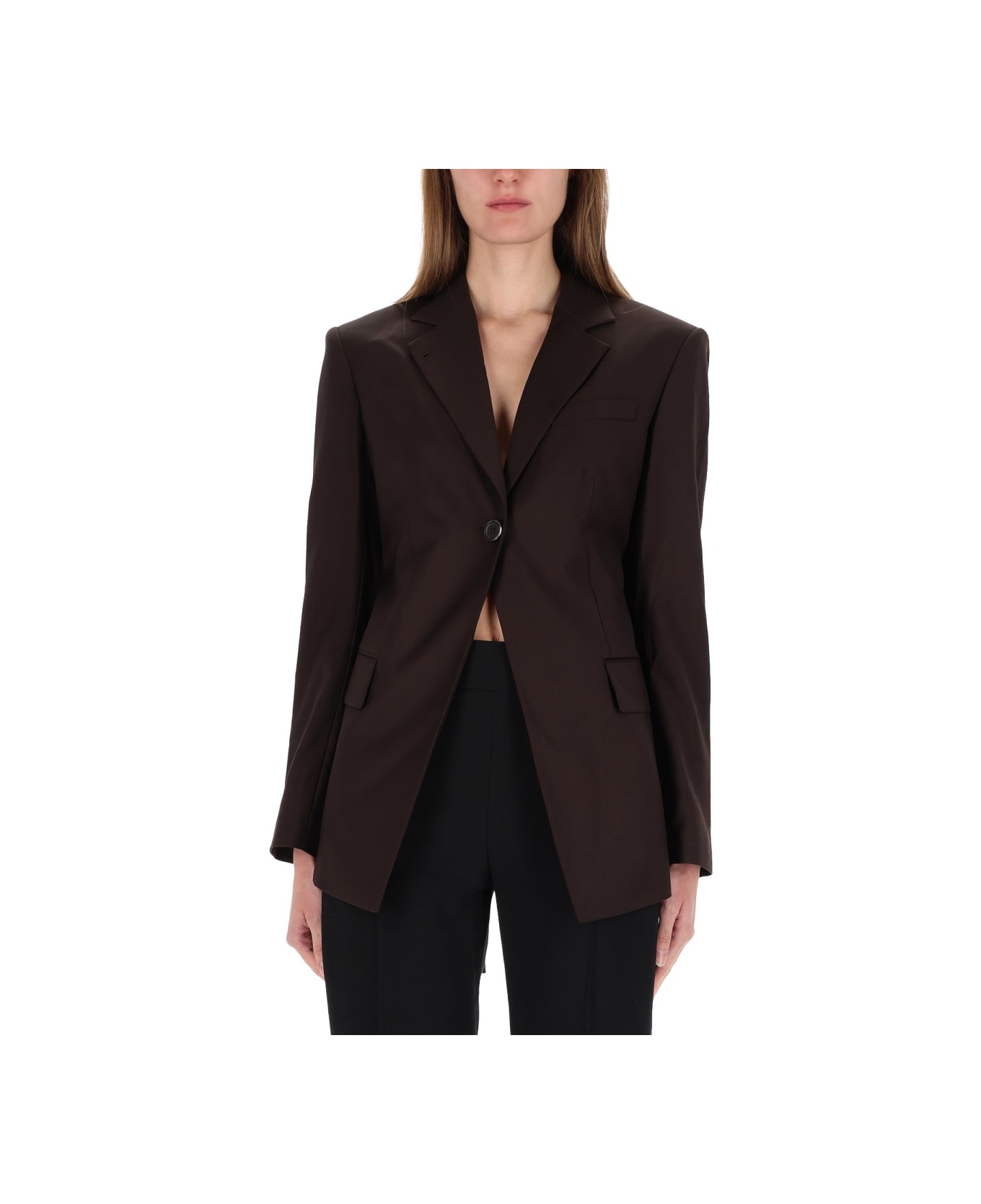 Helmut Lang "cutaway" Blazer - BROWN