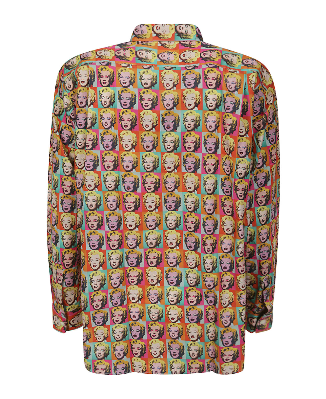 Comme des Garçons Shirt Cotton Printed Poplin With Full Print C Andy Warho - PRINT C シャツ