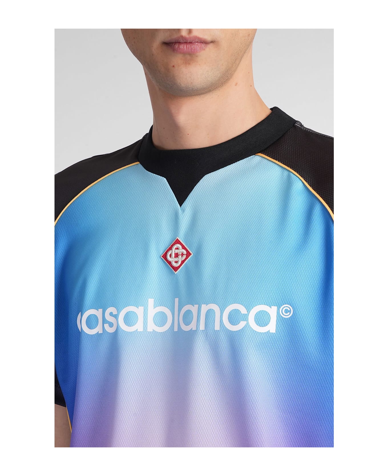 Casablanca T-shirt In Multicolor Polyester - multicolor