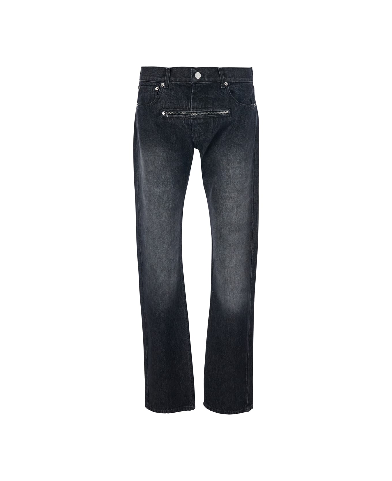 JORDANLUCA Denim Zip - Black