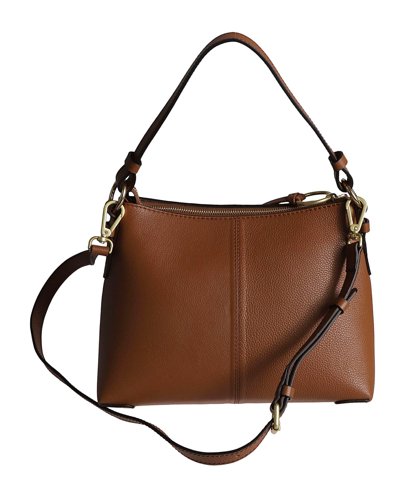 See by Chloé Ring Detail Zip Tote - Caramel トートバッグ