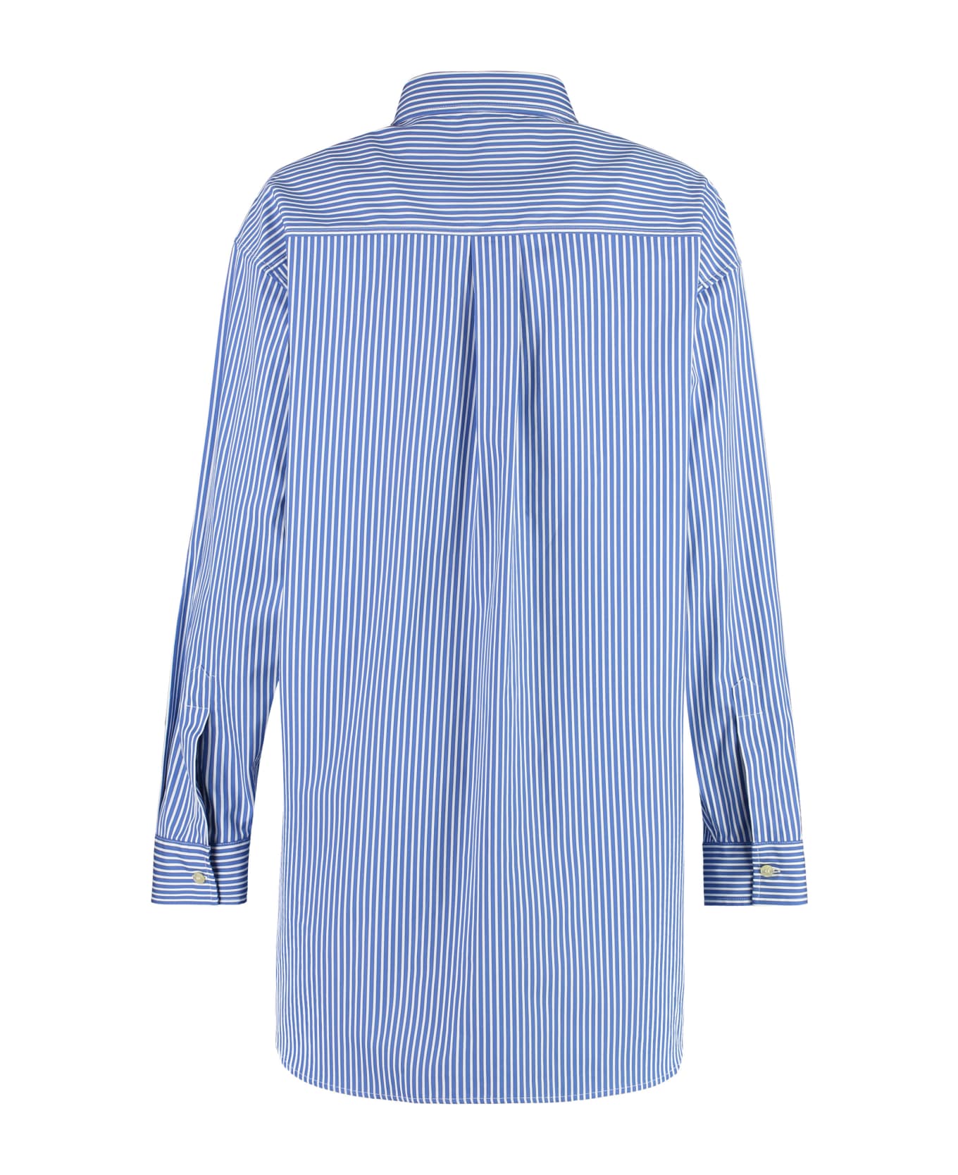 Etro Striped Cotton Shirt - blue