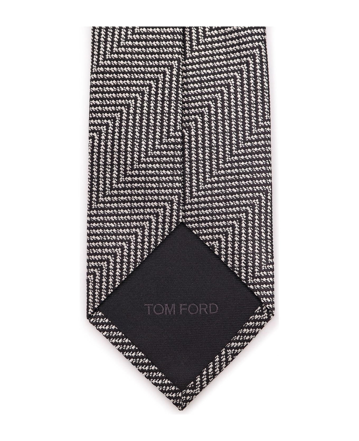 Tom Ford Silk Tie - Silver