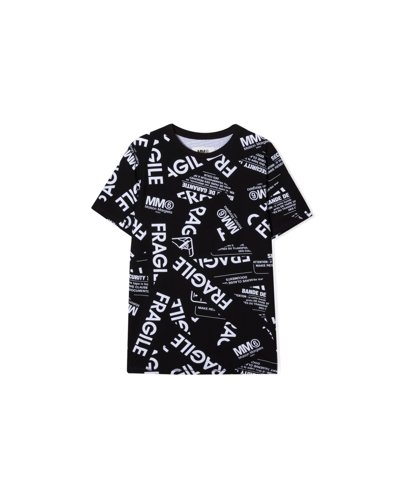 MM6 Maison Margiela Maglietta - BLACK