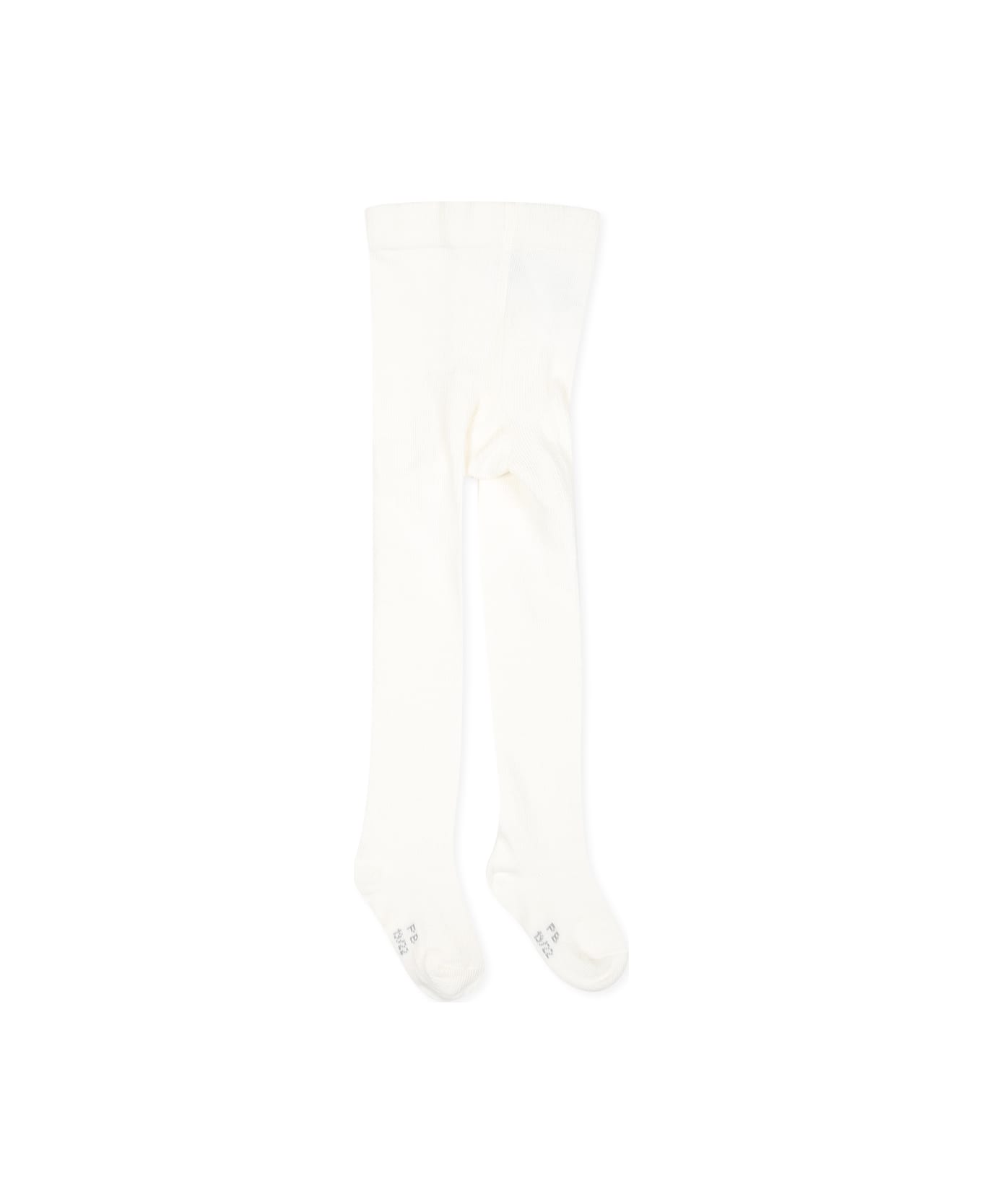 Petit Bateau Ivory Tights For Baby Girl - Ivory
